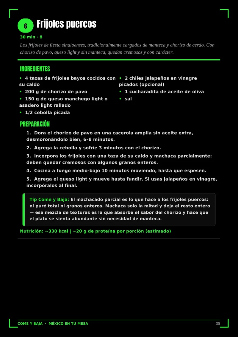 Página real del libro México en tu Mesa